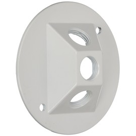Morris 36842 Round 3-Holes Weatherproof Box Cover