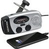 Disaster Prevention Radio, Solar, Multi-functional Radio, Hand Crank Charging, Solar