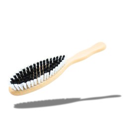 DOJA Barcelona Hand Brush with Wooden Handle Versatile Use - Cleaning Brush Made of Eco Material with Soft Bristles for Gentle Cleaning - Ideal as a Table Brush and Dust Brush Suitable