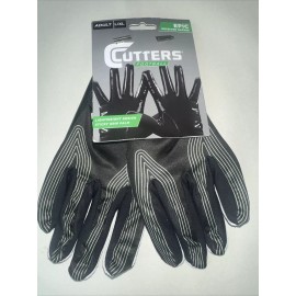 Cutters Football Epic Receiver Gloves Adult  L /XL  - Sticky Grip Palm