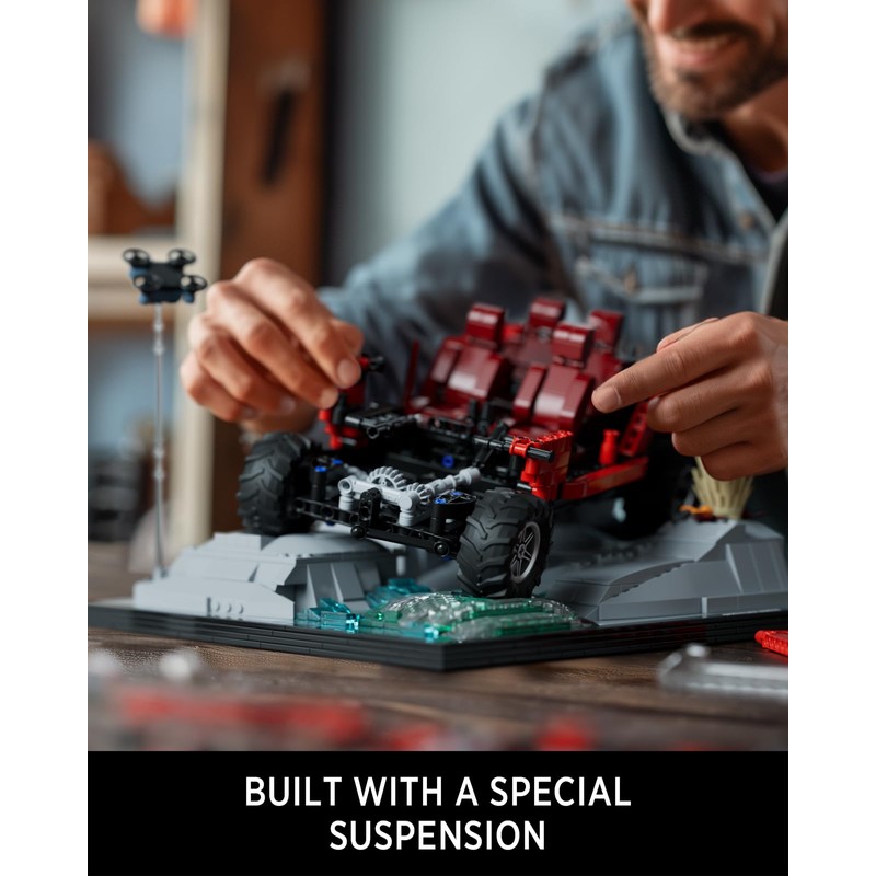 Nifeliz Wrange Pick-up car Model Building Set, Unique Off-Road Car