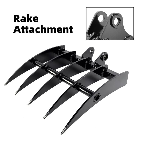 Artudatech Attachment Rake Attachments Tools For Mini Excavators Excavator Small