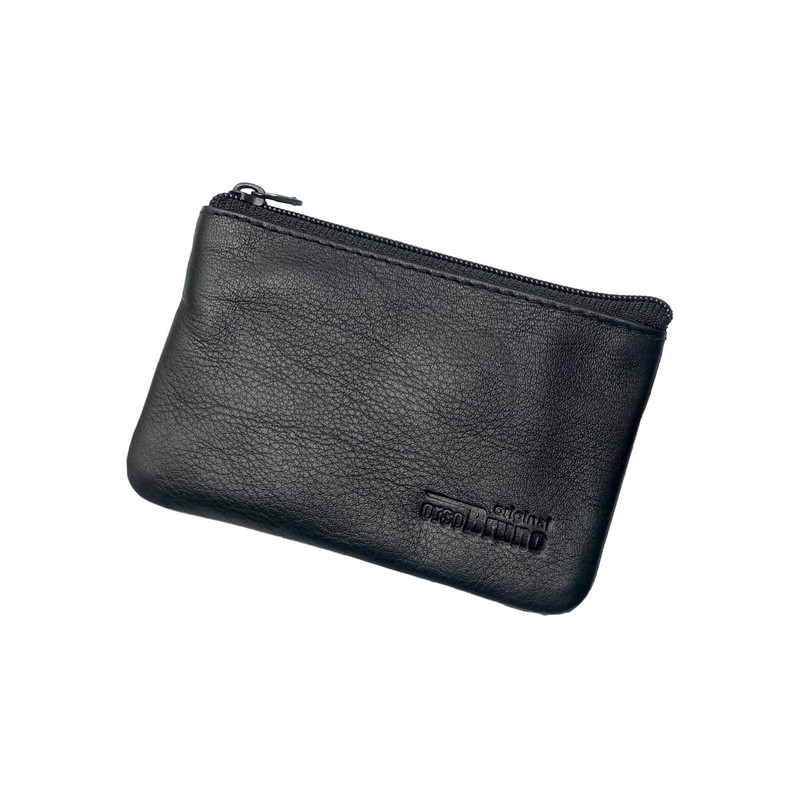 Leather Key Case 310, Soft touch cowhide leather black