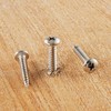 GOHODOMINO #8 x 1-1/2" Wood Screw 100Pcs Truss Head Phillips