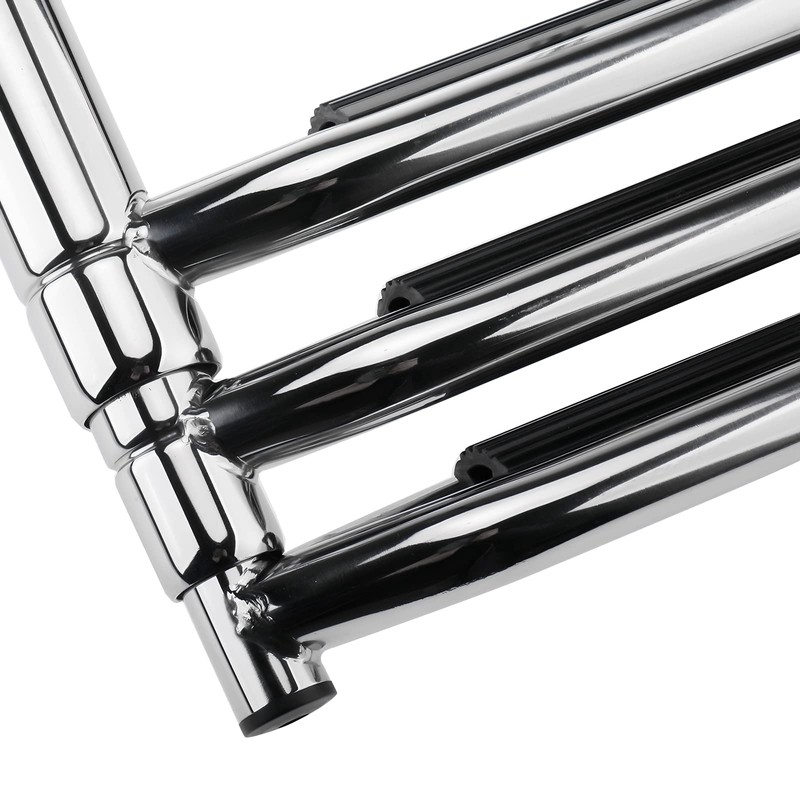 Amarine Made Stainless Steel in-Board 3 Steps Telescoping Ladder Folding