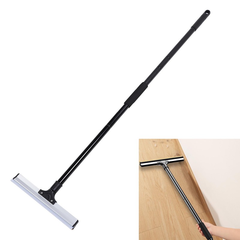 Pet Hair Removal Broom Adjustable Long Handle Carpet Rake Portable
