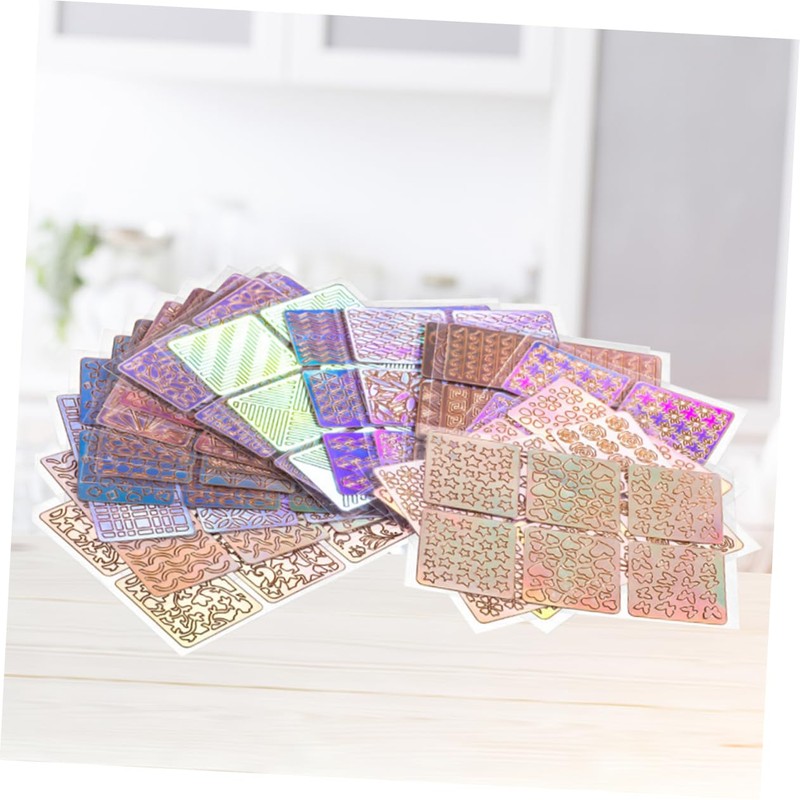 Ipetboom 48 Sheets Nail Art Stencil Home Nail Art Design