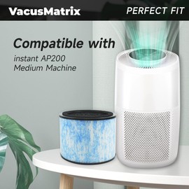 2 Pack AP200 3-in-1 H13 True HEPA Replacement Filters Compatible with Instant AP200, Pre-Filter & H13 Grade True HEPA Filter & High Efficiency Activated Carbon Filter, Compare to F200 Filter