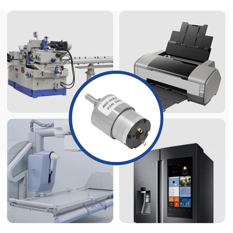 Self Locking Worm Gear Motor Great Torsion Brass Coil Speed