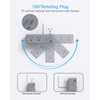 Surge Protector Outlet Extender - with Rotating Plug, 6 AC