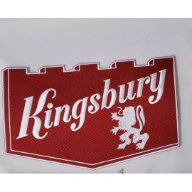 New- Large 9.5" Embroidered Iron-On Kingsbury Back Patch
