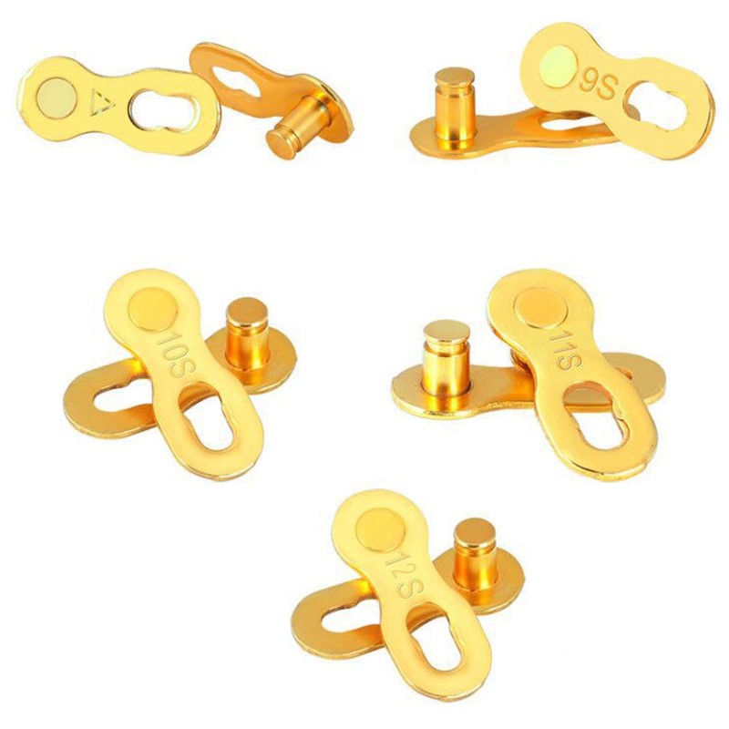 SUNTRADE 8 Pairs Bicycle Missing Link, 6/7/8/9/10/11/12 Speed Bike Chain