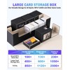 UAONO Card Storage Box for Trading Cards, 5 in 1