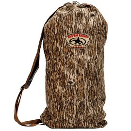 Rig'Em Right Turkey Decoy Bag, Padded Shoulder Strap, Heavy Duty 600D Shell and Durable Cinch Top, Bottomland, Bottomland (125-bl)