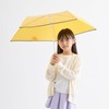 estaa 10357 Kids Folding Umbrella with Transparent Window, Windproof, Plain,