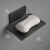 Soap Dishes for Bathroom, Bar Soap Holder with Self Draining