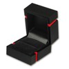 IMPPaC Jewellery Box Ring Case Black Gift Packaging Black Velvet