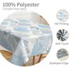 TTQYFNM 70x70inches Nautical Coastal Theme Tablecloth Starfish Coral Seashell Print