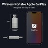 Dilxyuy Mini Wireless Carplay Adapter, 10s Auto-Connect for Cars with