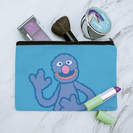 GRAPHICS & MORE Sesame Street Grover Distressed Accessories Pencil Pen Bag Organizer Pouch