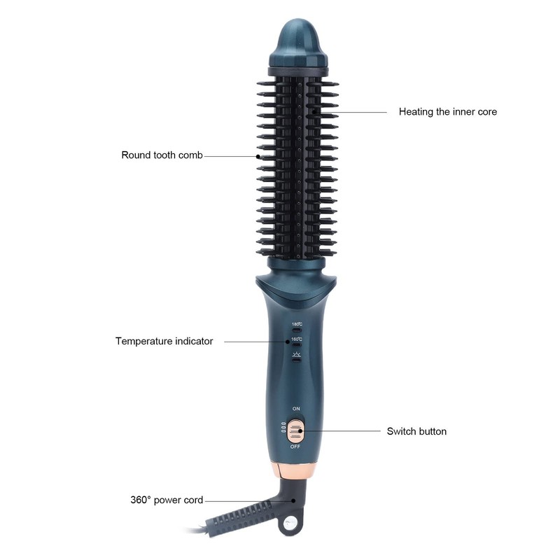 SatcOp Cepillo Rizador para Mujer, Rizador de Pelo Automático, Cepillo