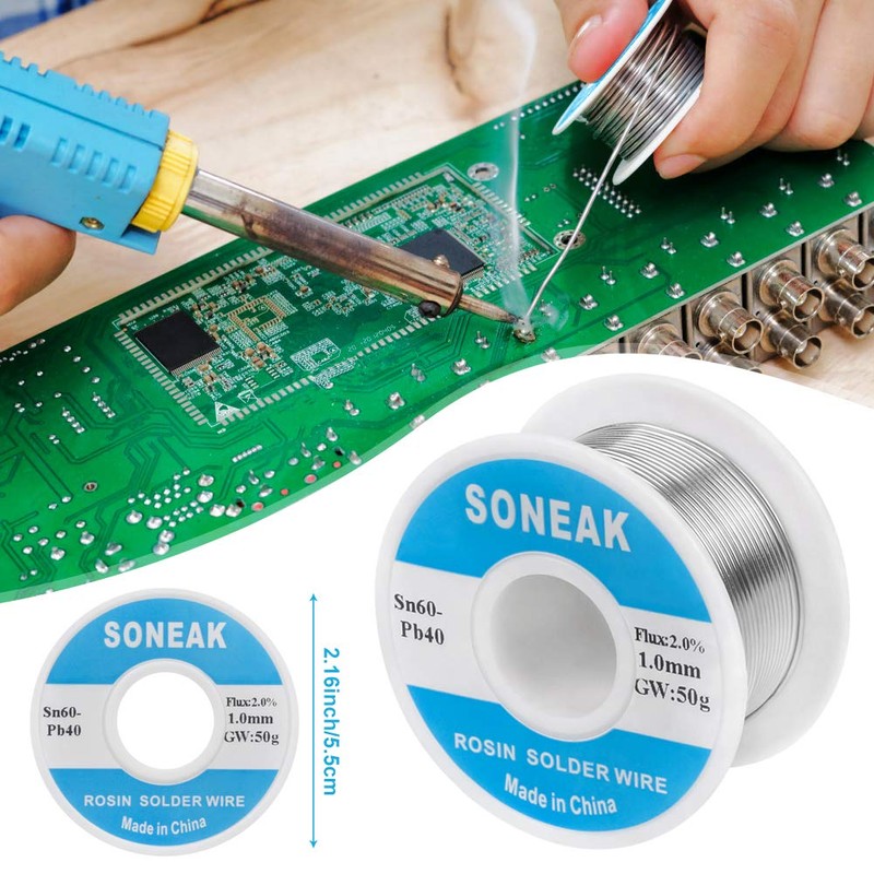 SONEAK 60/40 Tin Lead Solder With Rosin Core For Electrical