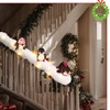 Liliful Set of 3 Penguin Stairway Holiday Decoration Resin Penguin