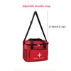 Syznoctil Emergency Medical Bag Organizer - Large Pill Bottle Storage
