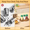 Salt and Pepper Mill Tray Acacia Wood Salt and Pepper