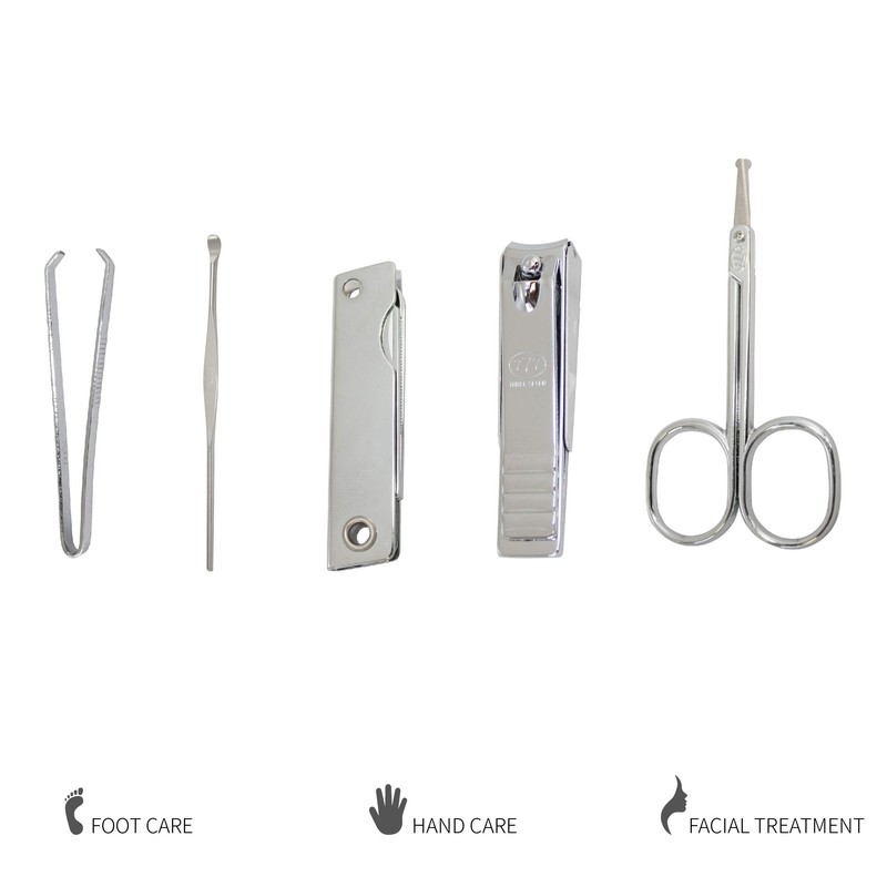 Three Seven, Nail Clipper Set 5pcs DS-81A, MADE IN KOREA