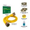 PROCURU 5/8" OD x 18" Gas Flex Line Connector Kit