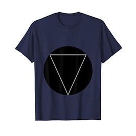Circle Triangle Geometric Cosmic Simple Youth Graphic T-Shirt