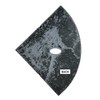 Tenedos Resin Decor 8 Inches Corner Shower Shelf – Black