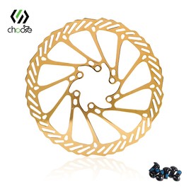 Chooee Bicycle Brake Disc 160 mm/180 mm/203 mm, Pack of 2 Bicycle Brake Discs with 12 Screws Brake Disc for Road Bike, Mountain Bike, MTB, BMX.
