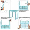 Locker Shelf Adjustable Height and Width, Locker Organizer for Work,
