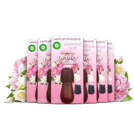 Air Wick Essential Mist Aroma Relaxing Peony and Jasmine Pack of 6 x 20ml
