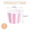 sourcing map 50pcs Cupcake Wrappers for Wedding, Paper Baking Cups