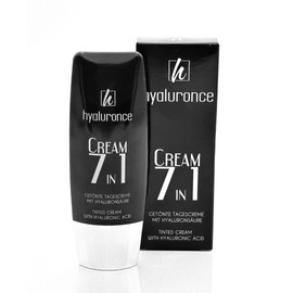 hyaluronce Cream 7-in-1 (30 ml), Tinted Day Cream with Hyaluron, Moisturising and Nourishing, Long-Lasting Suitable for Dry and Mature Skin, Adapts to the Skin Tone