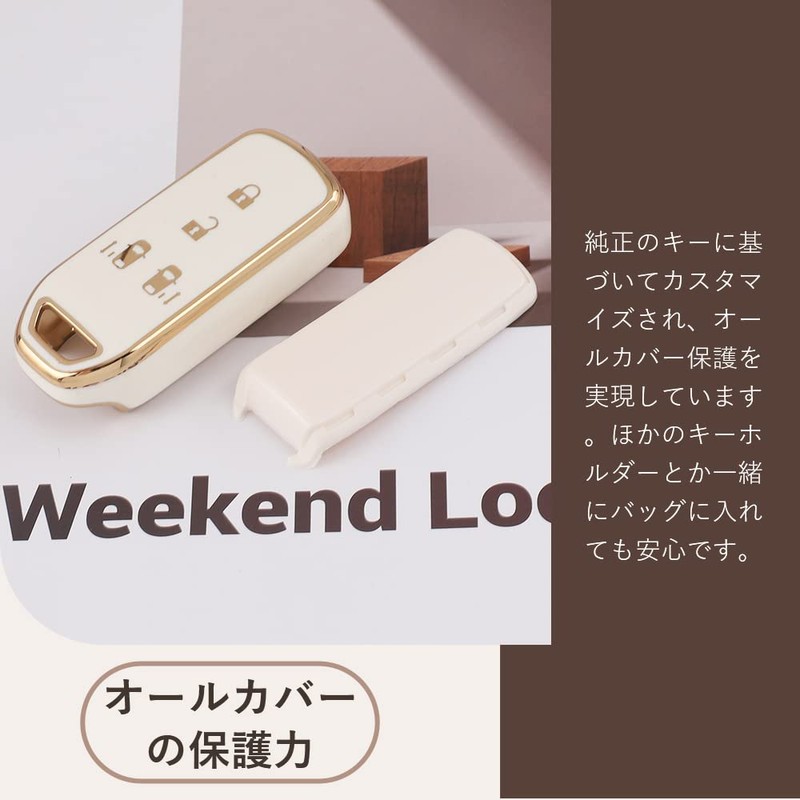 FUTWOD Honda Dedicated Key Case, New N-Box Key Holder, 4
