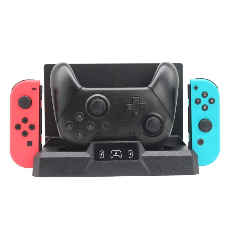NEXiLUX Almacenamiento de Juegos y Soporte de Carga para Controlador