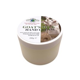 Goats Milk Nourishing Hand Cream 200g by Elegance Natural Skin Care. Formulated for dry, sensitive skin. MULTI AWARD WINNING