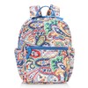 Vera Bradley Cotton Small Backpack, Harbor Paisley