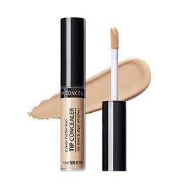 THE SAEM Concealer, Cover Perfection Tip Concealer, 2.25, Sand