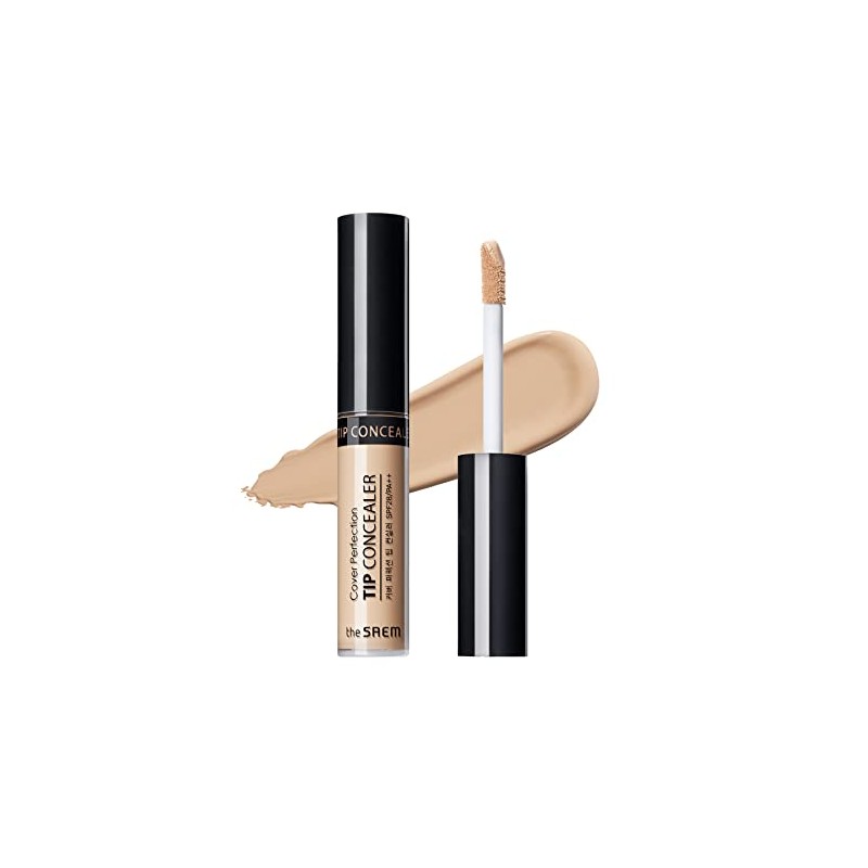 THE SAEM Concealer, Cover Perfection Tip Concealer, 2.25, Sand
