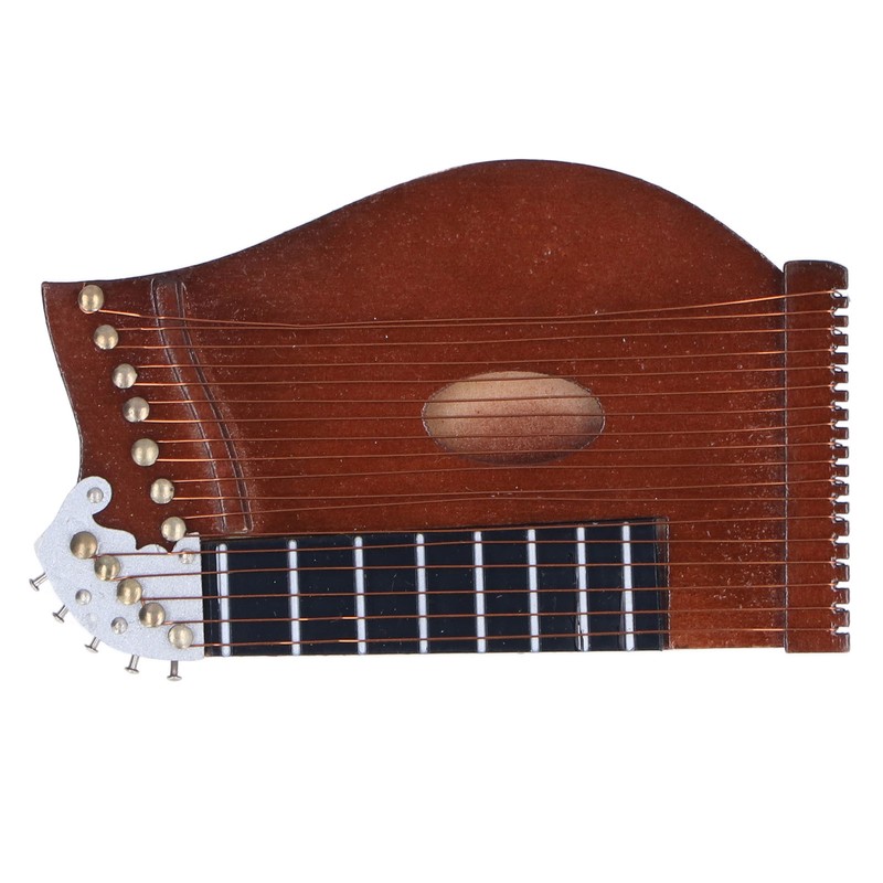 Guzheng Model Wooden Miniature Guzheng Musical Instrument Model Display for
