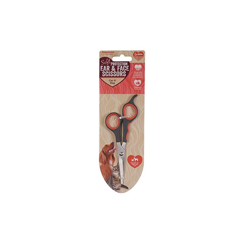 Rosewood Soft Protection Ear & Face Scissors for Dogs &
