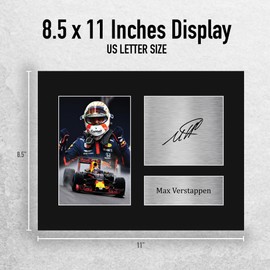 HWC Trading Max Verstappen Formula 1 Gifts Printed Signed Autograph Picture for F1 Formula 1 Racing Fans - US Letter Size