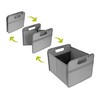 Foldable box for home, office or on the go.