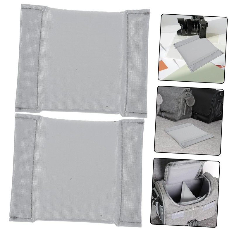 Operitacx 2pcs Adjustable Shockproof Camera Bag Divider Pad Insert for