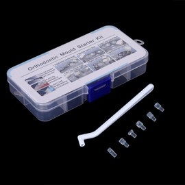 Molde de ortodoncia, Mini accesorios de ortodoncia, Kit de inicio de molde de inyección, tubos, juego de botones de retención Lingual